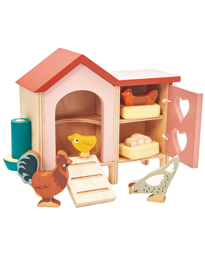 Puppenhausmöbel Zubehör Puppenhaus Holz Tender Leaf Toys Kinderzimmer 14-teilig